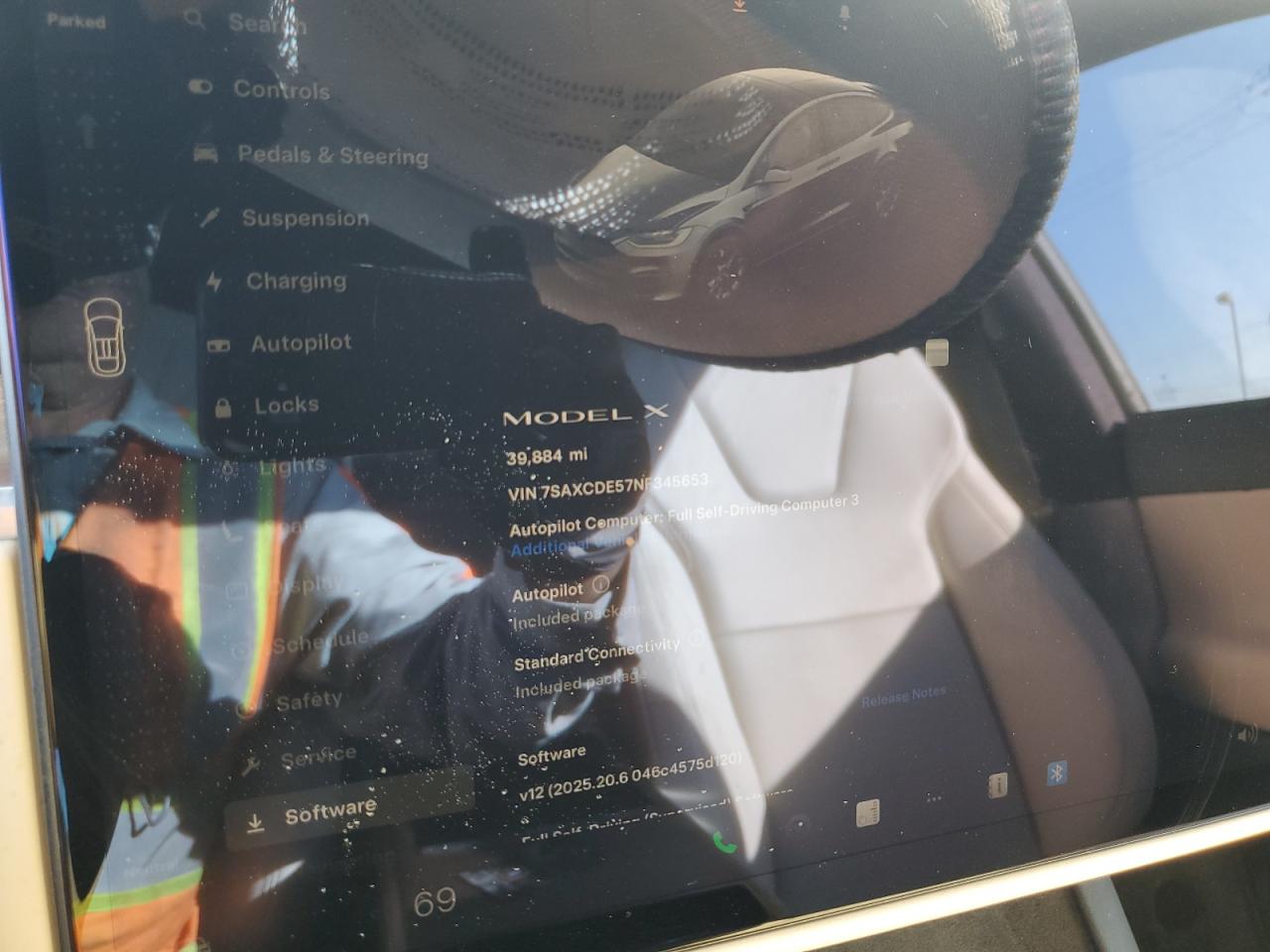 2022 Tesla Model X VIN: 7SAXCDE57NF345653 Lot: 92273515