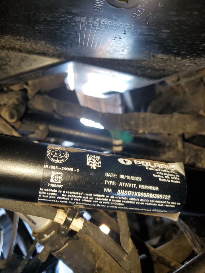 2024 Polaris Xpedition Adv 1000 Ultimate VIN: 3NSGVK995RM399722 Lot: 92094455