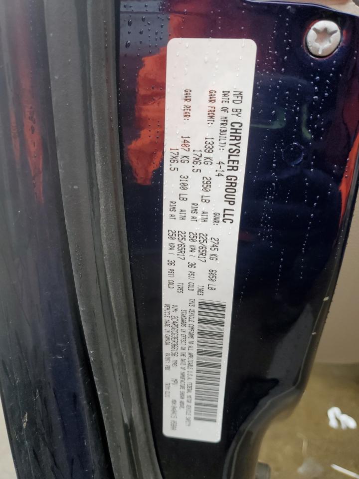 2014 Dodge Grand Caravan Sxt VIN: 2C4RDGCG3ER366156 Lot: 93706865