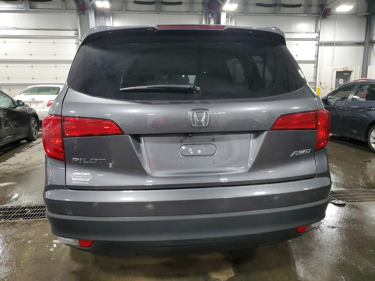 2017 Honda Pilot Exl VIN: 5FNYF6H53HB004075 Lot: 92903565