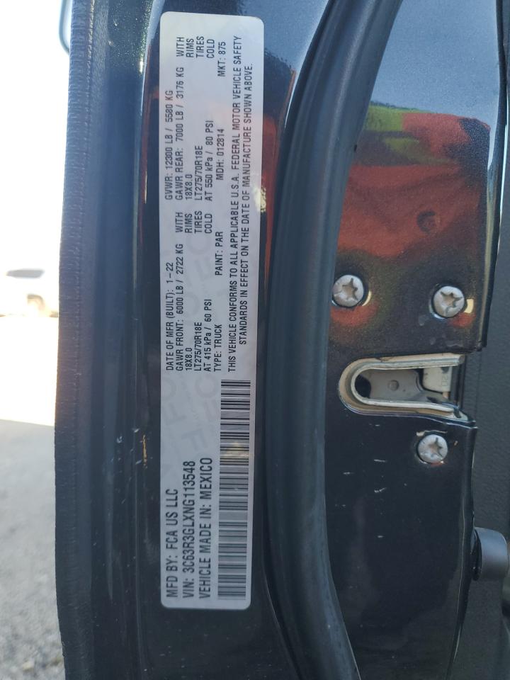 2022 Ram 3500 Tradesman VIN: 3C63R3GLXNG113548 Lot: 90664705