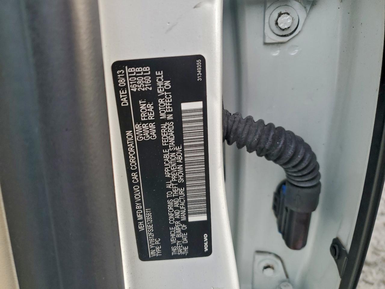 2014 Volvo S60 T5 VIN: YV1612FS5E1285611 Lot: 94288715