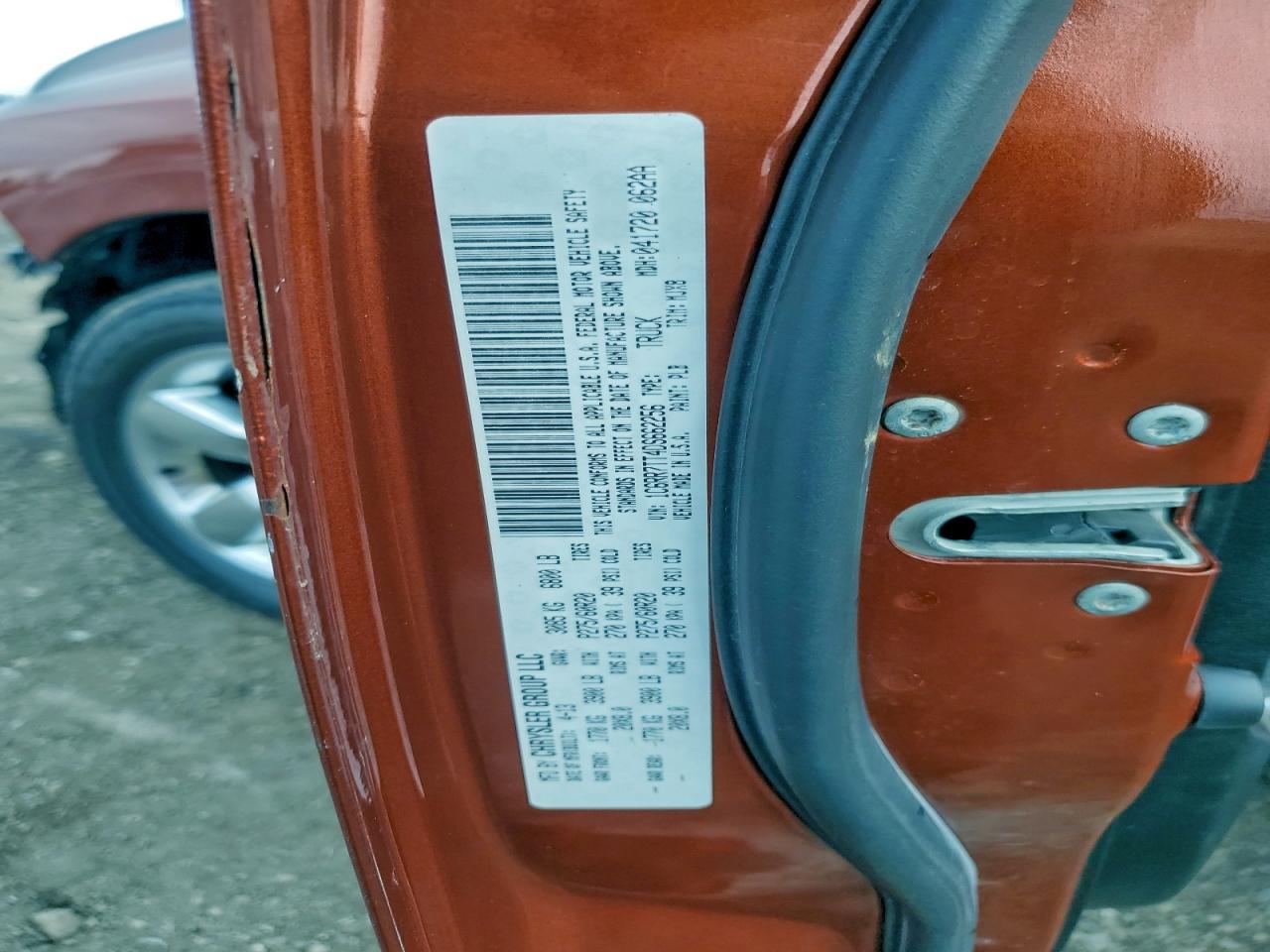 2013 Ram 1500 Slt VIN: 1C6RR7TT4DS662256 Lot: 94157775