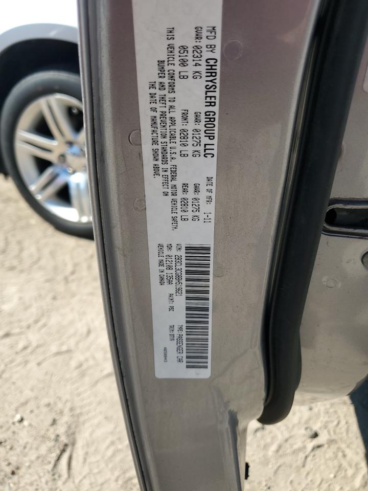 2011 Dodge Charger VIN: 2B3CL3CG8BH519621 Lot: 91703215