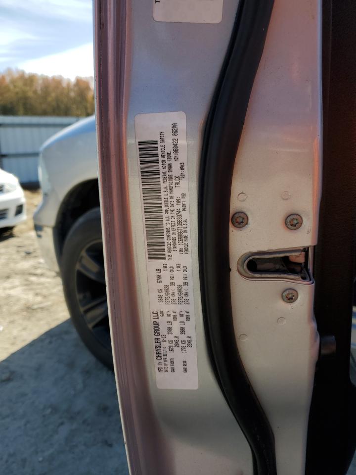 2013 Ram 1500 Slt VIN: 1C6RR6GT1DS693744 Lot: 92428985