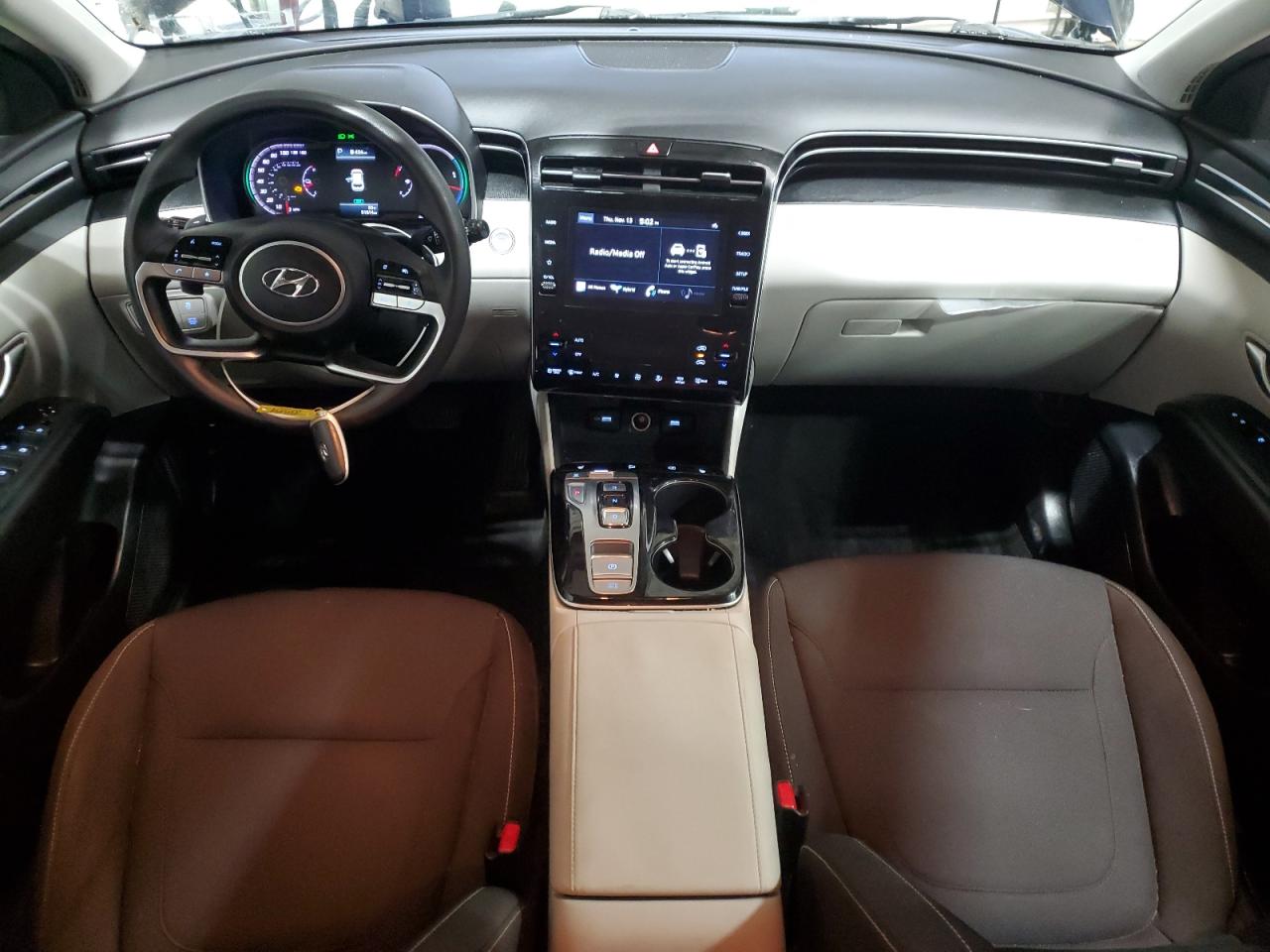 2022 Hyundai Tucson Blue VIN: KM8JBCA16NU016349 Lot: 92001035