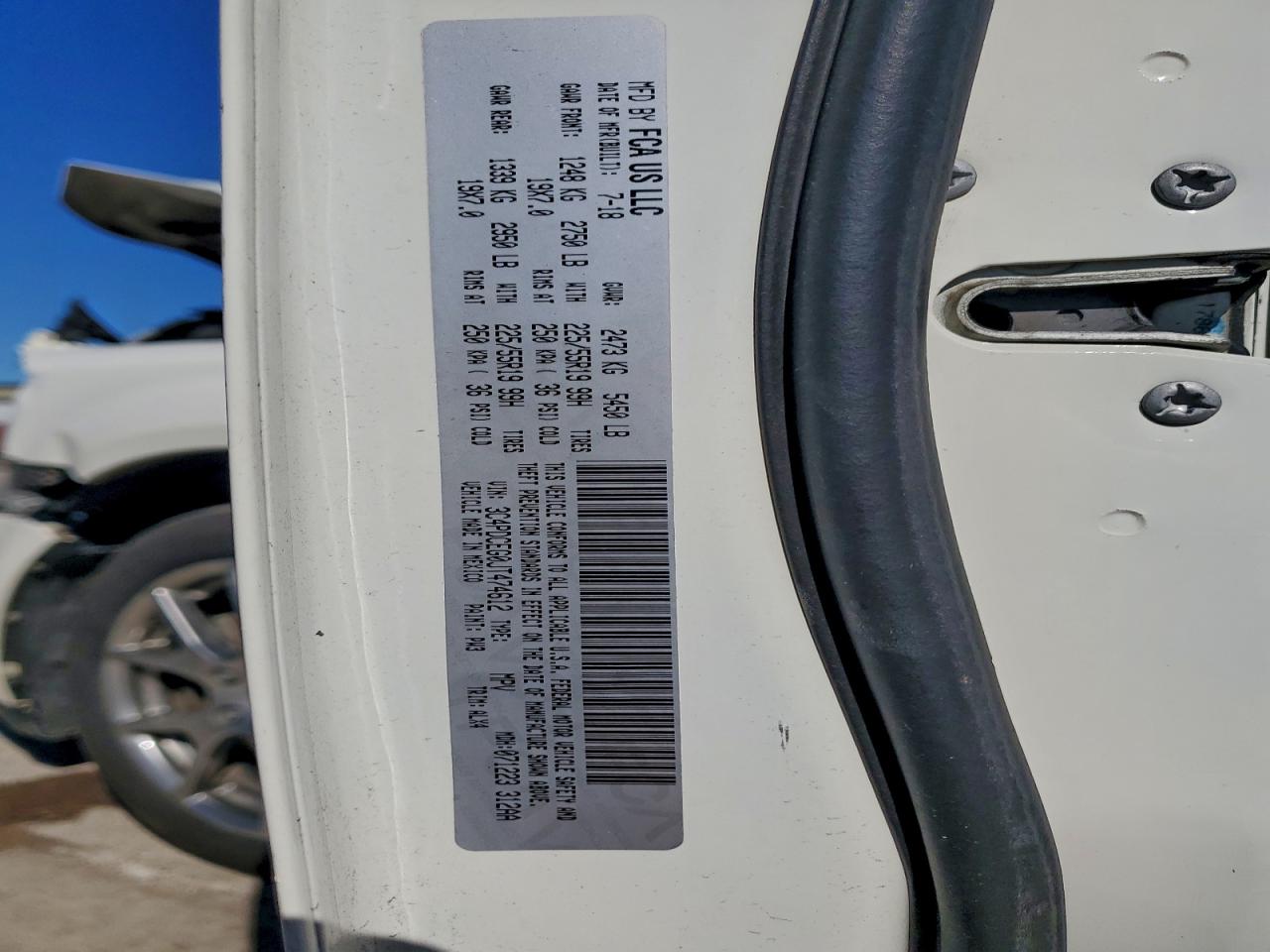 2018 Dodge Journey Gt VIN: 3C4PDCEG0JT474612 Lot: 92024535