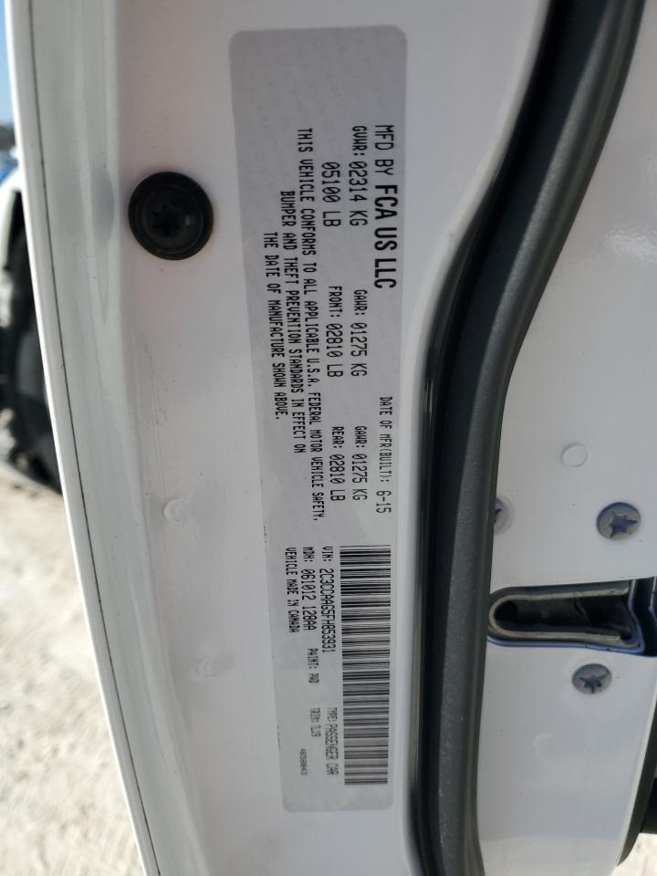 2015 Chrysler 300 Limited VIN: 2C3CCAAG5FH853931 Lot: 93369915