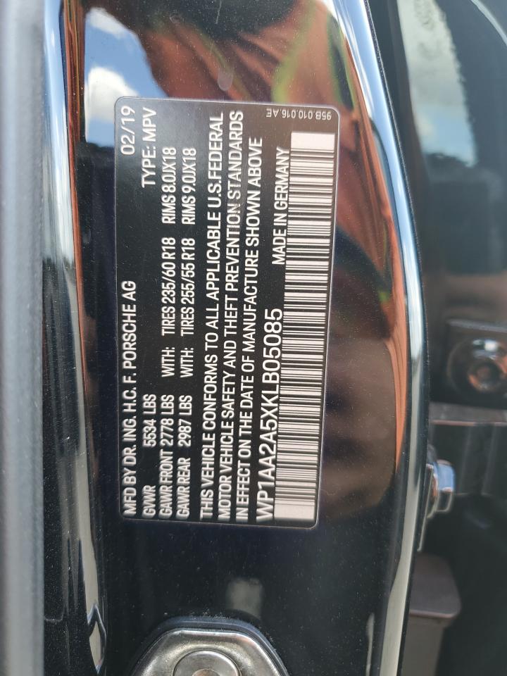 2019 Porsche Macan VIN: WP1AA2A5XKLB05085 Lot: 93111105