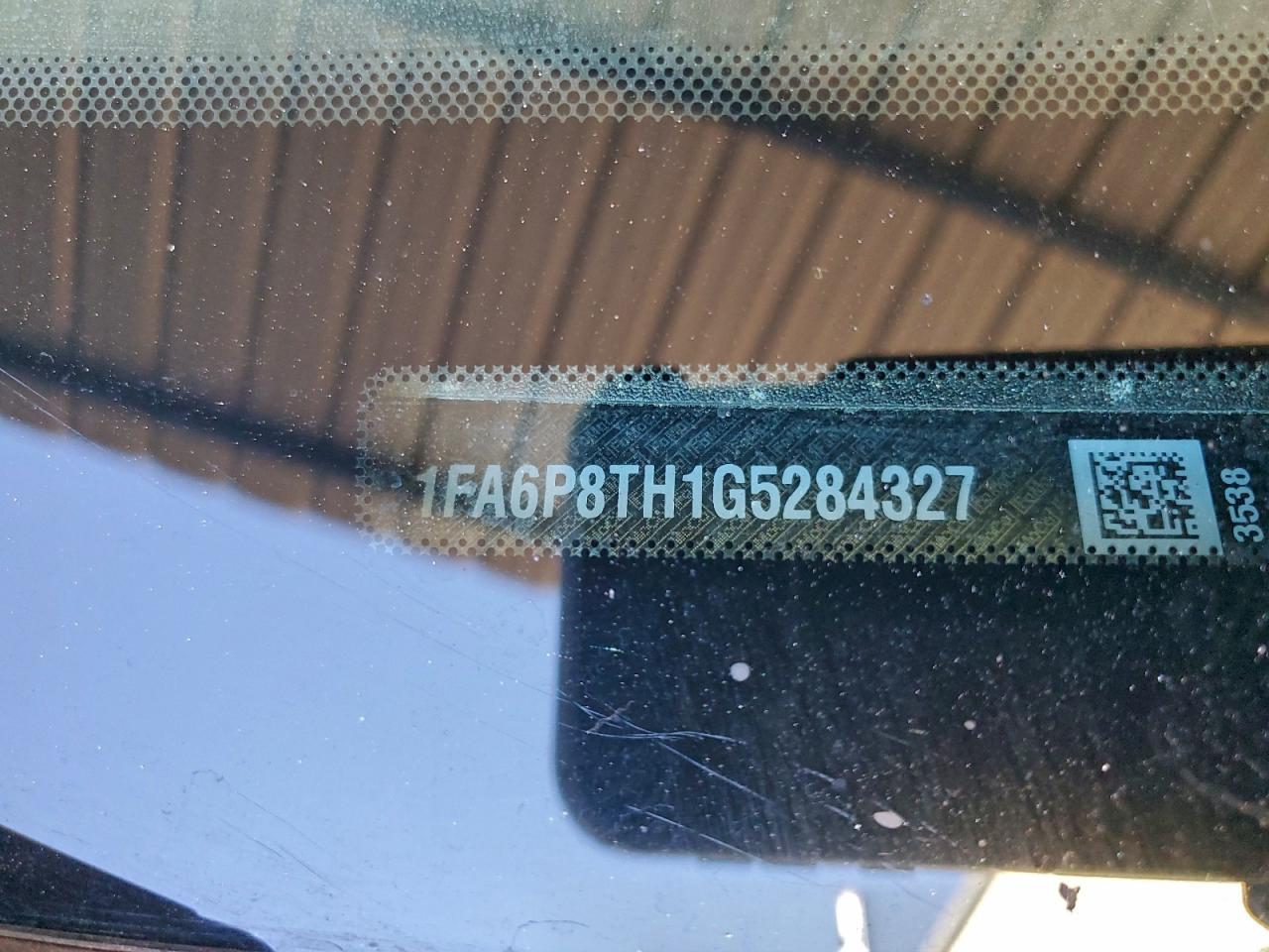 2016 Ford Mustang VIN: 1FA6P8TH1G5284327 Lot: 94191215