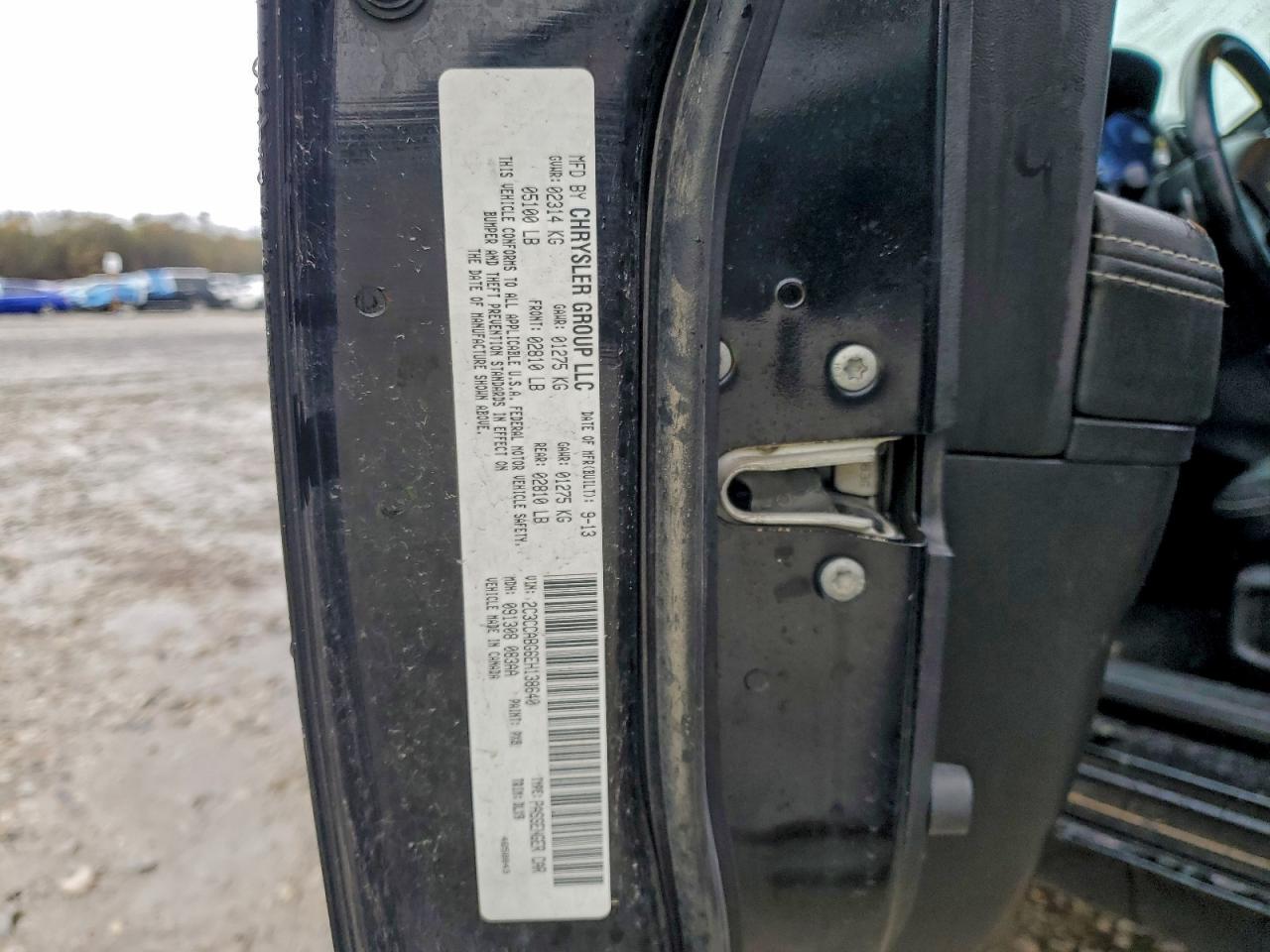 2014 Chrysler 300 S VIN: 2C3CCABG6EH138640 Lot: 93888955