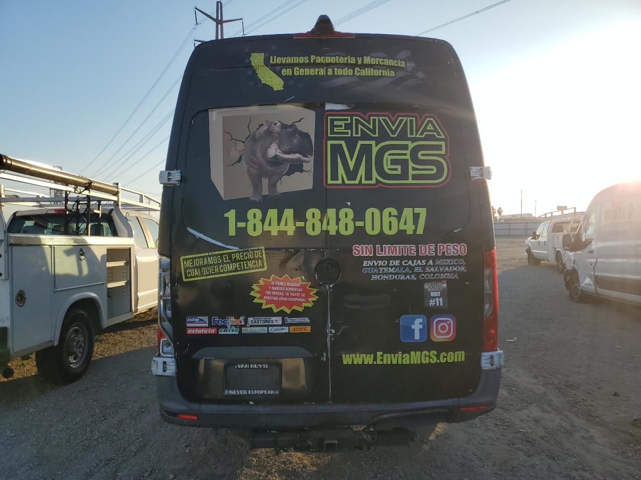 2019 Mercedes Benz Sprinter 2500 Delivery Van VIN: WD3PF1CDXKP029494 Lot: 90860695