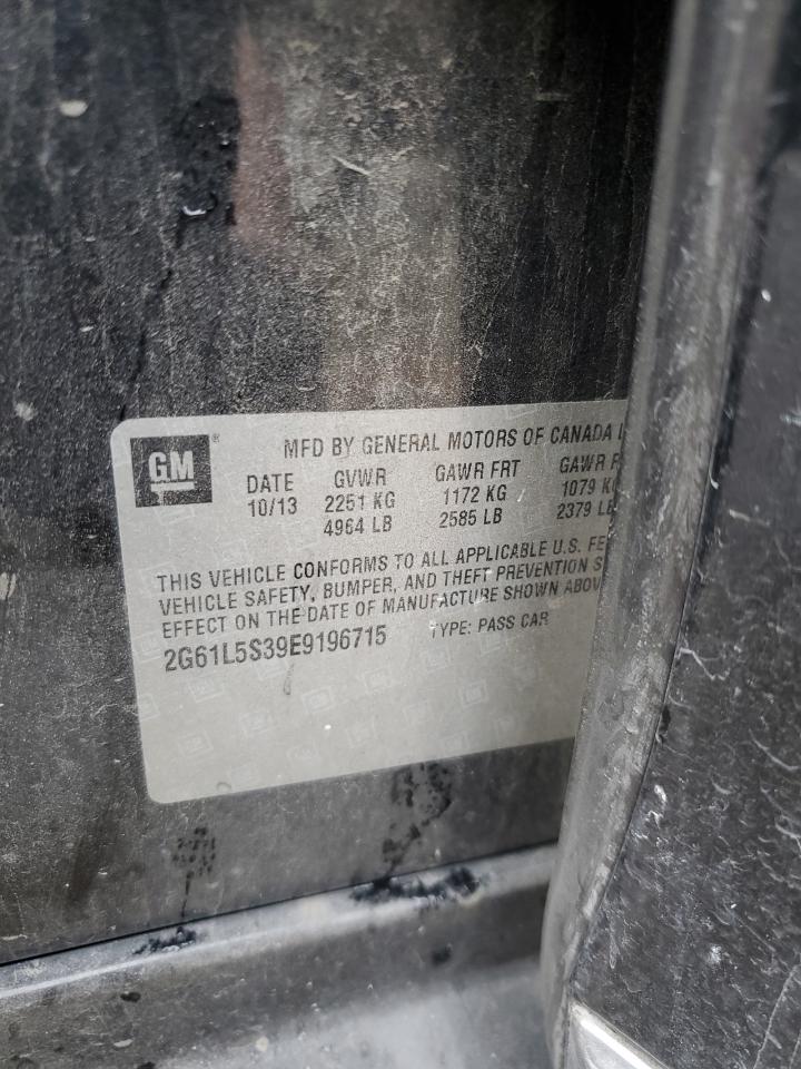 2014 Cadillac Xts VIN: 2G61L5S39E9196715 Lot: 93247845