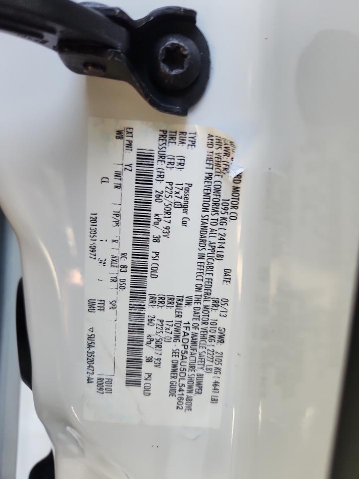 2013 Ford C-Max Se VIN: 1FADP5AU5DL541602 Lot: 93107745