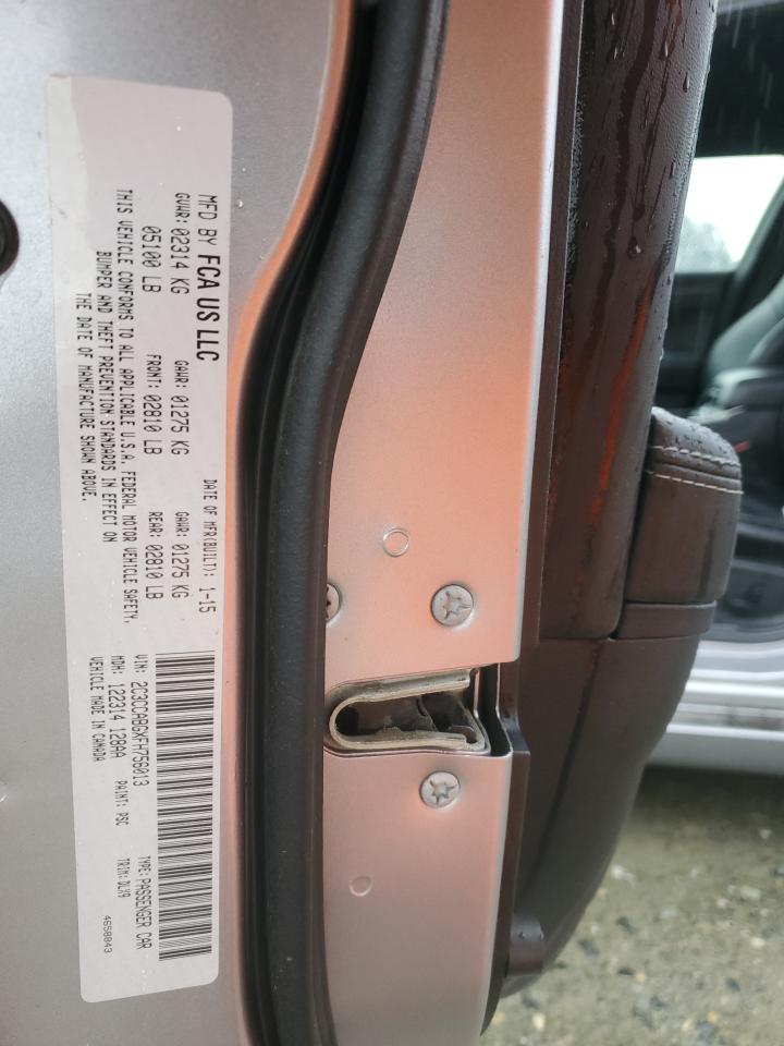 2015 Chrysler 300 S VIN: 2C3CCABGXFH756013 Lot: 93367285