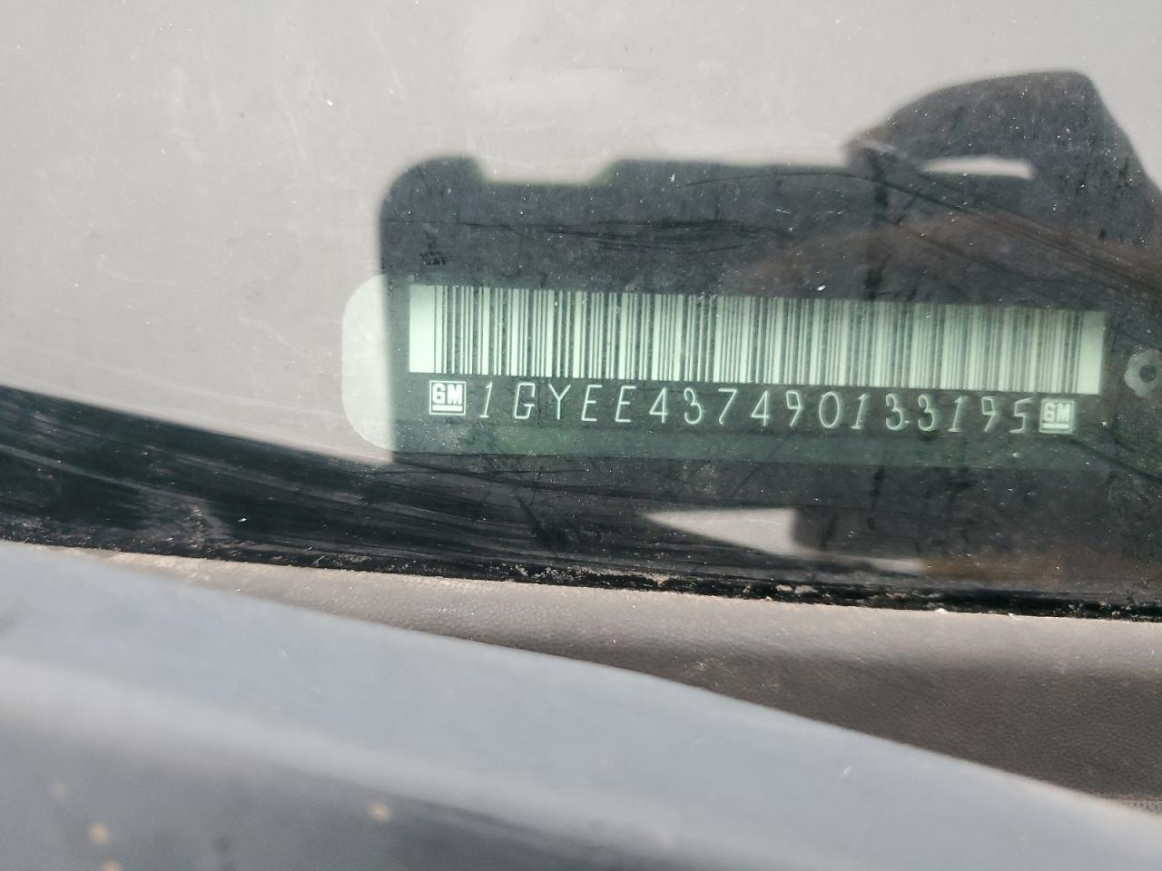 2009 Cadillac Srx VIN: 1GYEE437490133195 Lot: 93309315