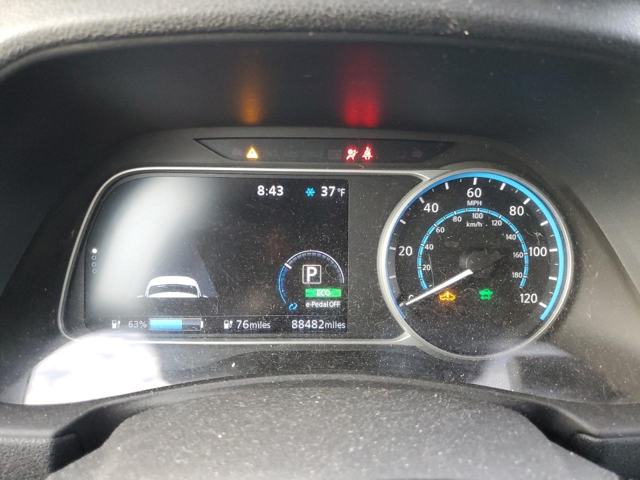 2019 Nissan Leaf S VIN: 1N4AZ1CP7KC305494 Lot: 91354745