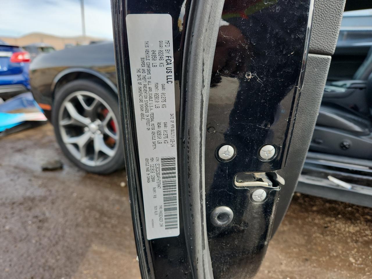 2015 Dodge Challenger Sxt Plus VIN: 2C3CDZBG4FH737047 Lot: 92686135