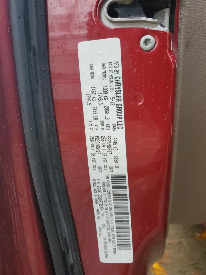 2013 Chrysler Town & Country Touring L VIN: 2C4RC1CG5DR786354 Lot: 93449195