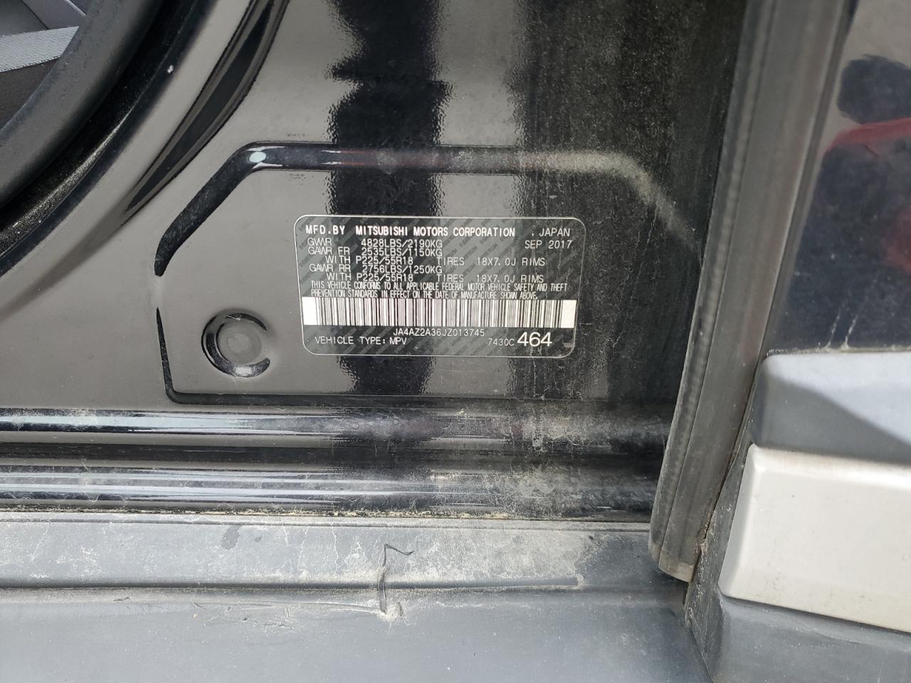 2018 Mitsubishi Outlander Es VIN: JA4AZ2A36JZ013745 Lot: 93344525