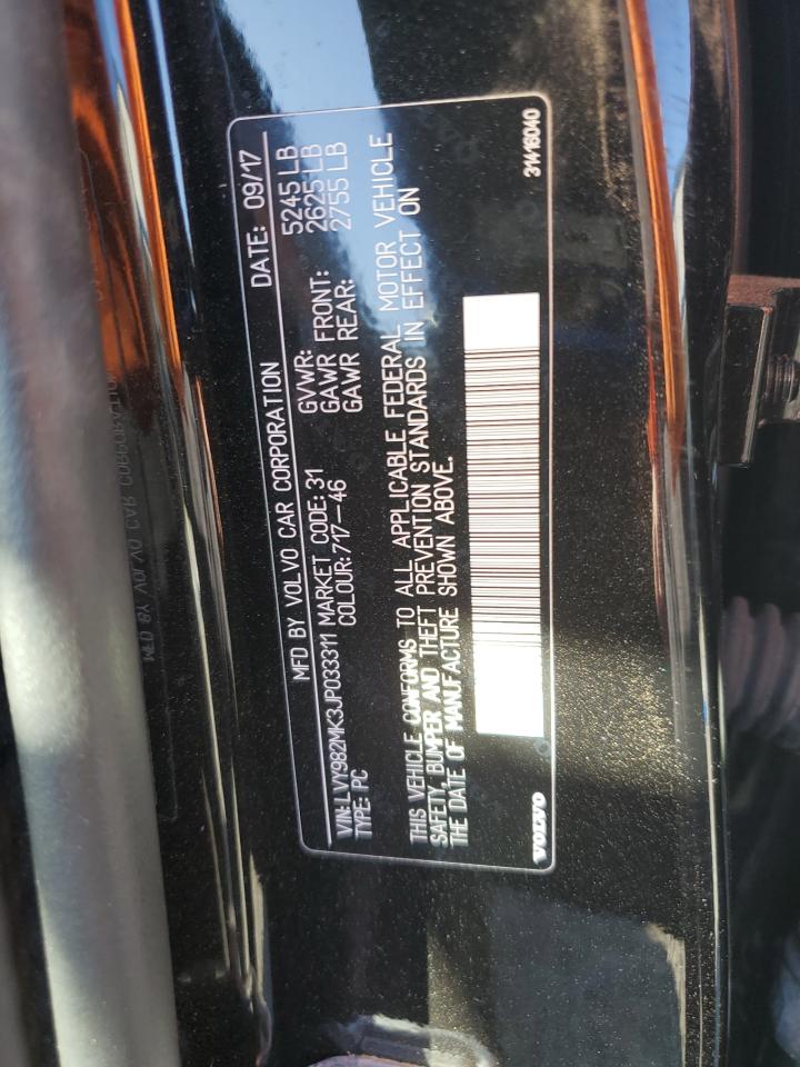 2018 Volvo S90 T5 Momentum VIN: LVY982MK3JP033311 Lot: 92883515