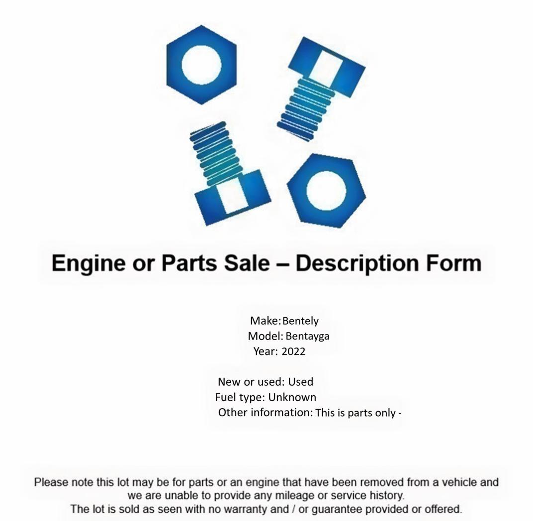 2022 BENTLEY BENTAYGA V