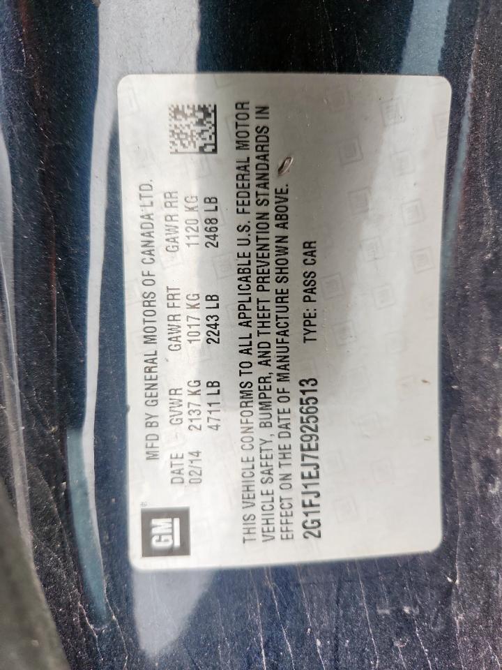 2014 Chevrolet Camaro Ss VIN: 2G1FJ1EJ7E9256513 Lot: 93721065