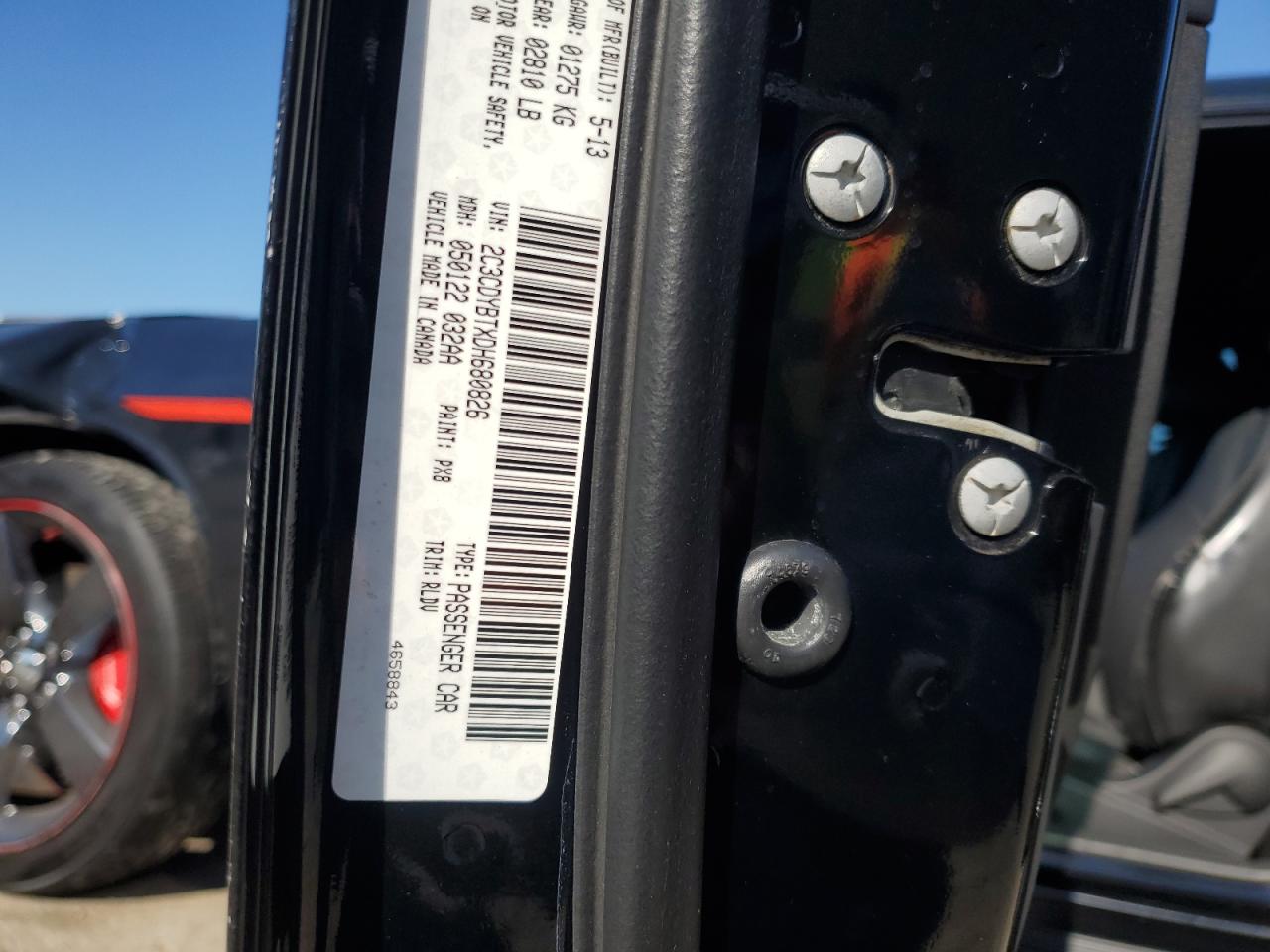 2013 Dodge Challenger R/T VIN: 2C3CDYBTXDH680826 Lot: 92224215