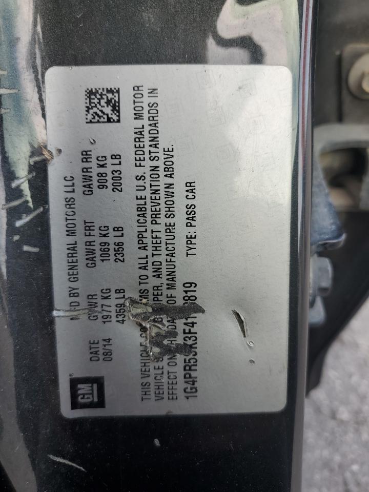 2014 Buick Verano Convenience VIN: 1G4PR5SK3F4108819 Lot: 91577635