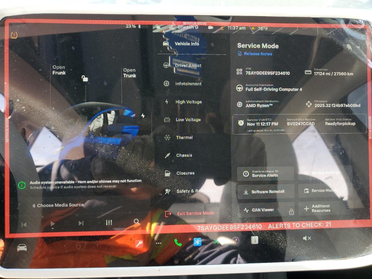 2025 Tesla Model Y VIN: 7SAYGDEE9SF234610 Lot: 91831165