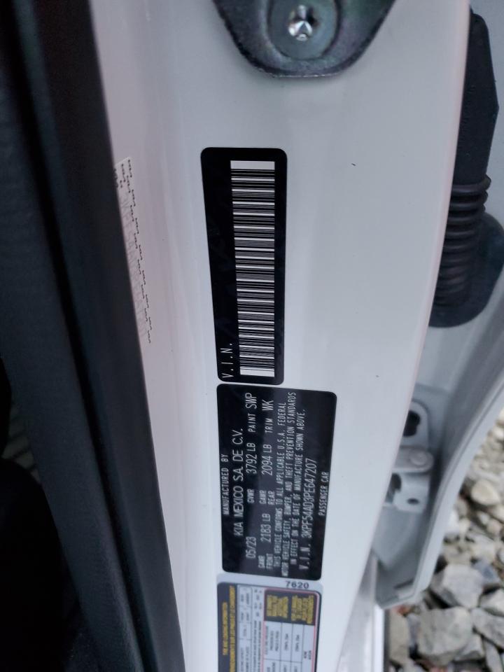 2023 Kia Forte Gt Line VIN: 3KPF54AD3PE647207 Lot: 92992775