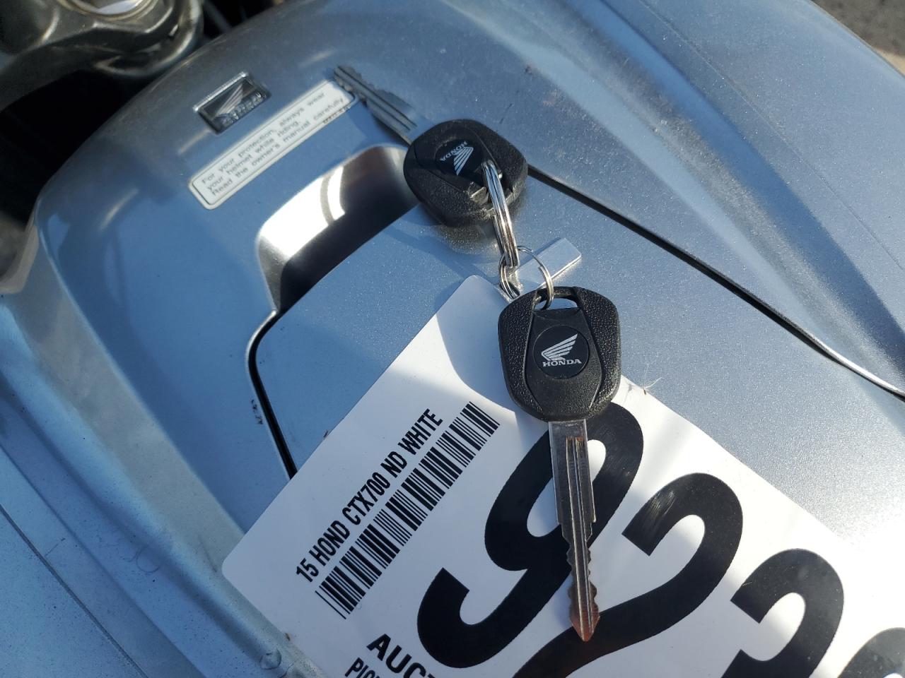 2015 Honda Ctx700 Nd VIN: JH2RC6848FK100862 Lot: 92300935