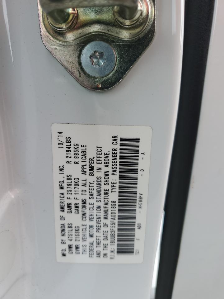 2015 Acura Tlx Tech VIN: 19UUB3F55FA001858 Lot: 91647635