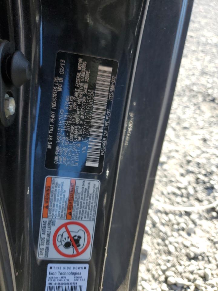 2013 Subaru Brz 2.0 Limited VIN: JF1ZCAC12D1608584 Lot: 91846015