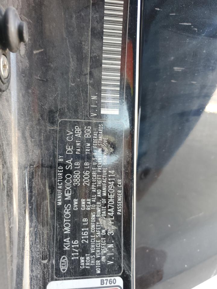 2017 Kia Forte Lx VIN: 3KPFL4A70HE094114 Lot: 91907185