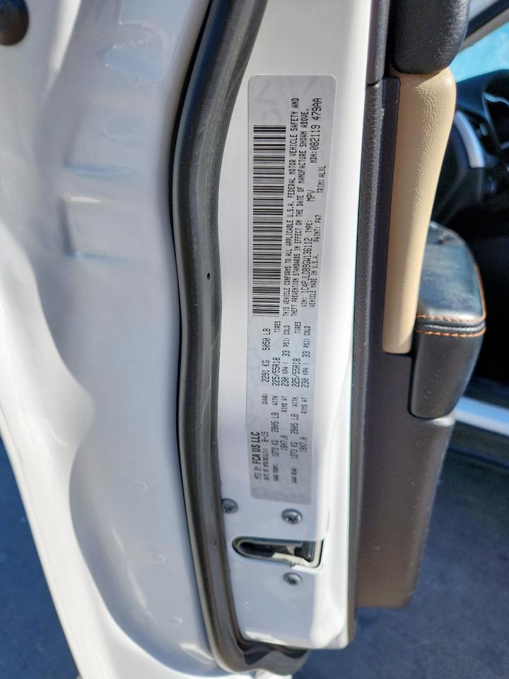 2016 Jeep Cherokee Limited VIN: 1C4PJLDB9GW136112 Lot: 91580595