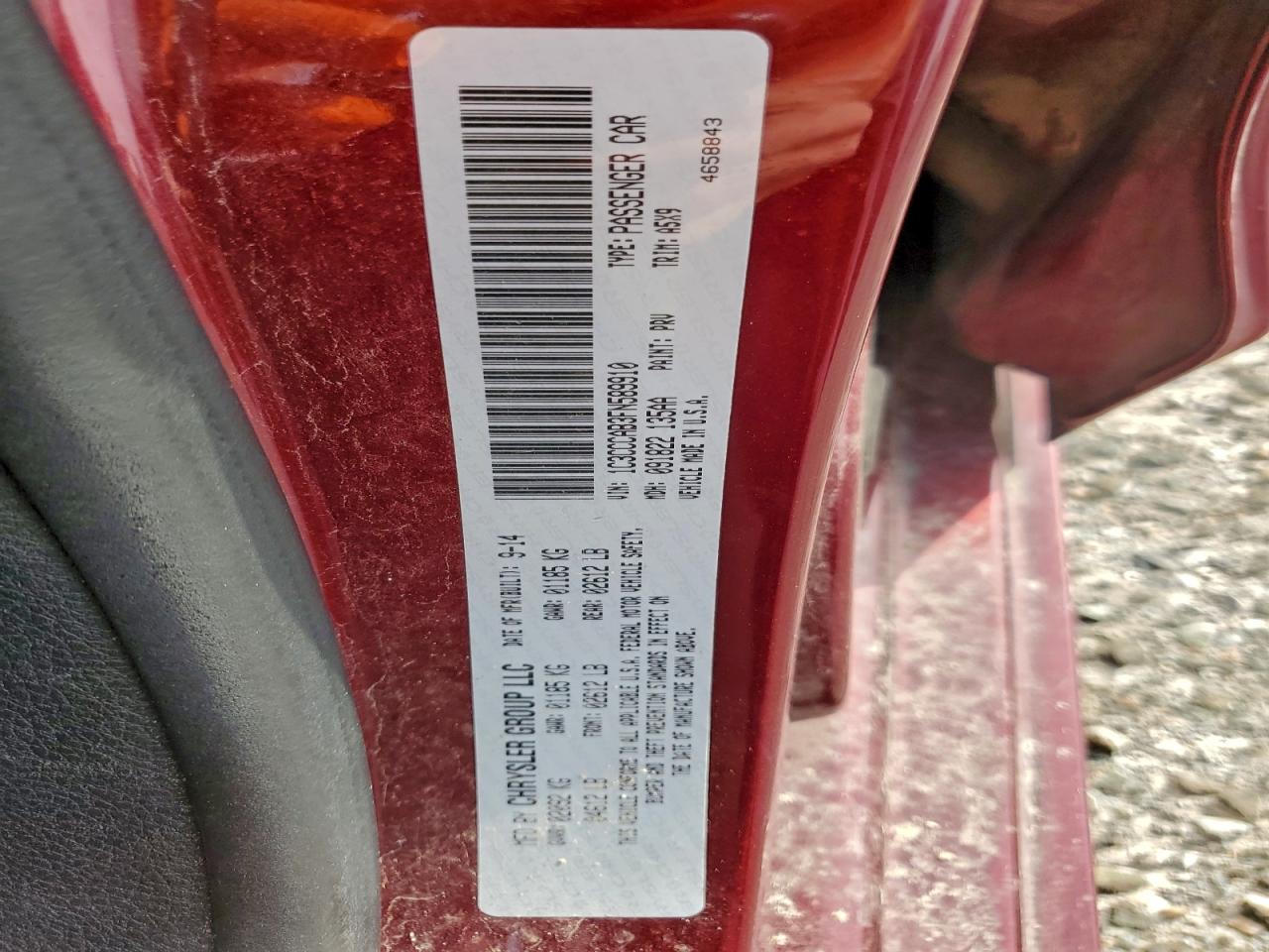 2015 Chrysler 200 Limited VIN: 1C3CCCAB3FN589910 Lot: 94467405