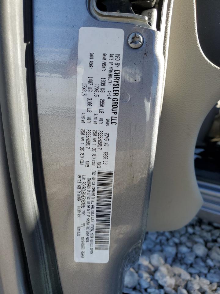 2014 Chrysler Town & Country Touring VIN: 2C4RC1BGXER363093 Lot: 90996745