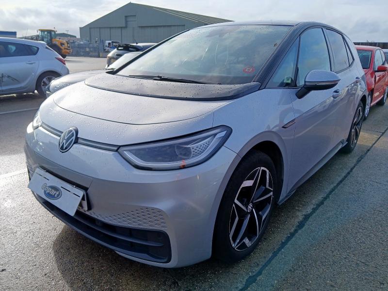 2021 VOLKSWAGEN ID.3 150KW MAX PRO PERFORMANCE 58KWH 5DR AUTO for sale at Copart NEWBURY