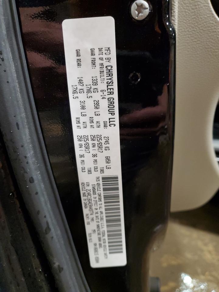 2014 Chrysler Town & Country Touring VIN: 2C4RC1BG4ER449774 Lot: 92010515