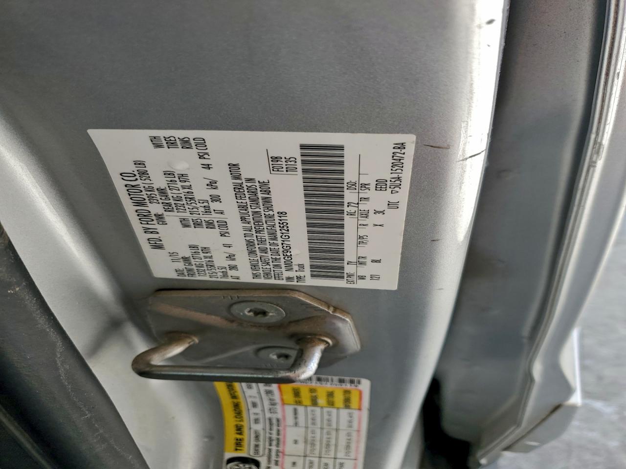 2016 Ford Transit Connect Titanium VIN: NM0GE9G71G1255118 Lot: 94648655