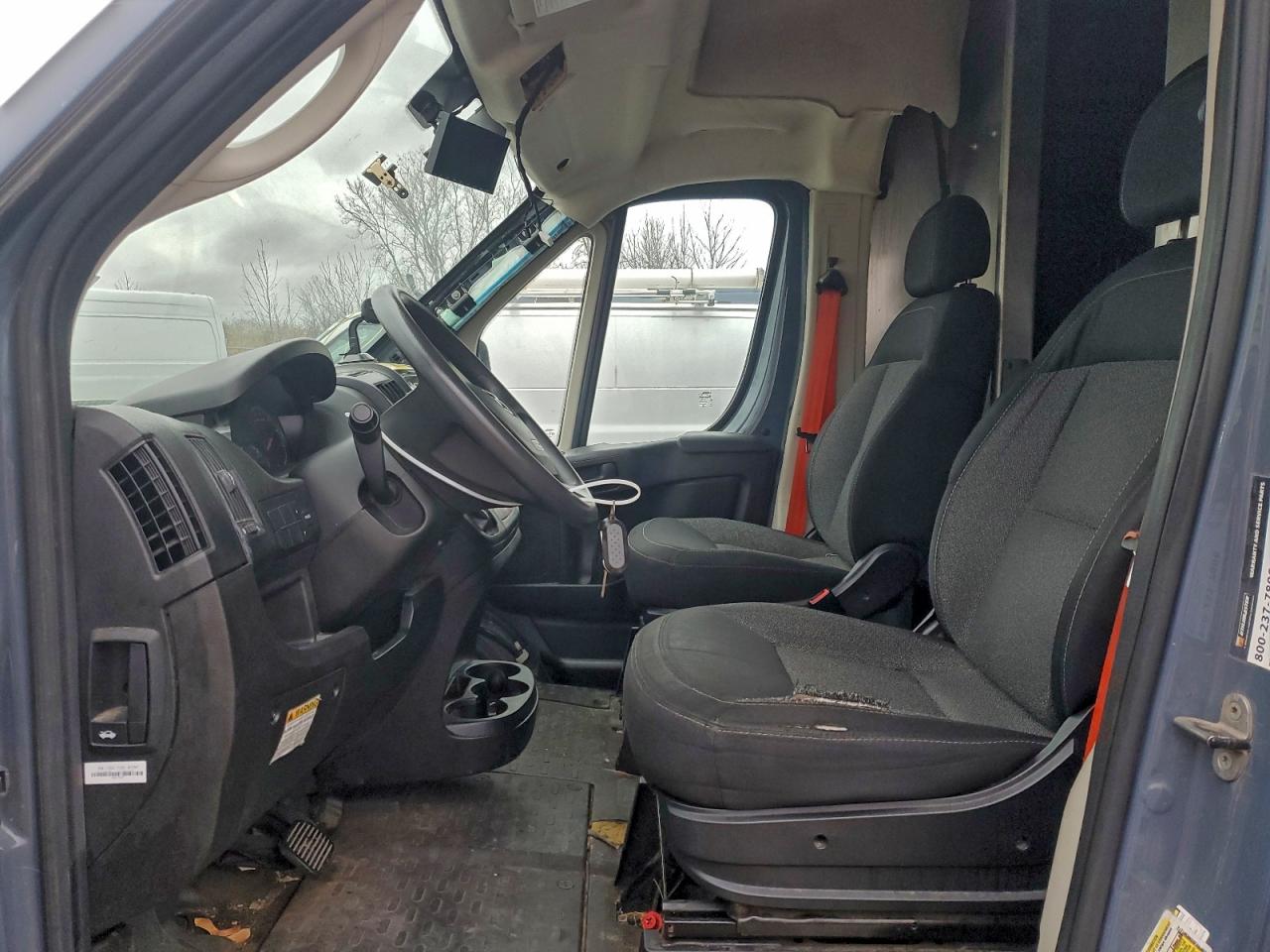 2021 Ram Promaster 3500 Delivery Van VIN: 3C6FRVJG2ME501274 Lot: 87414305