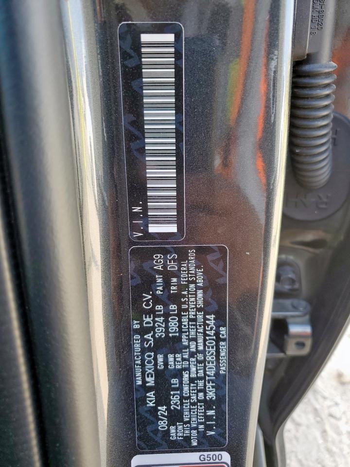 2025 Kia K4 Lx VIN: 3KPFT4DE8SE014544 Lot: 93382735