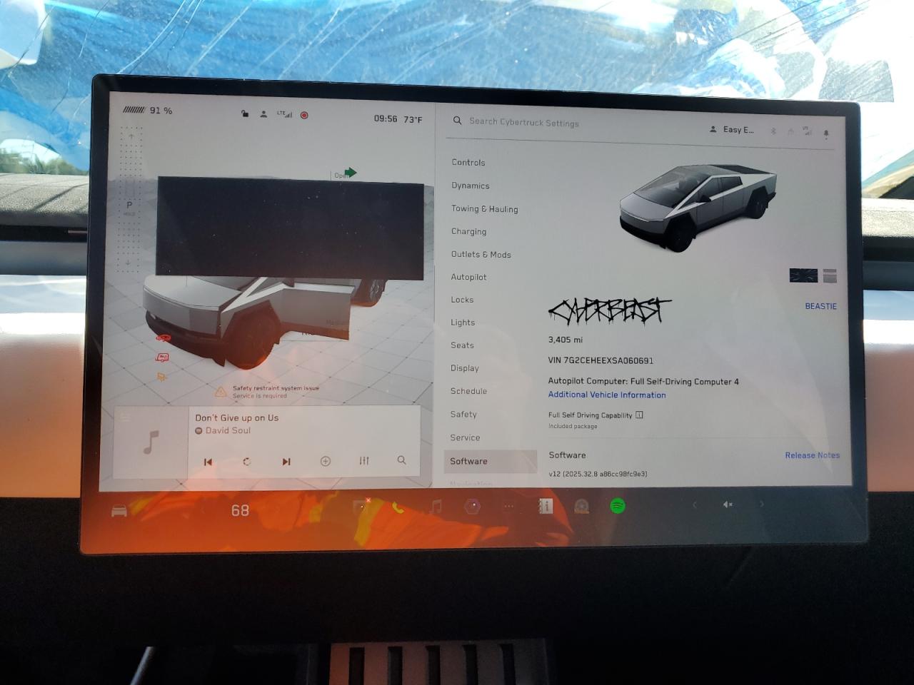 2025 Tesla Cybertruck VIN: 7G2CEHEEXSA060691 Lot: 82456235