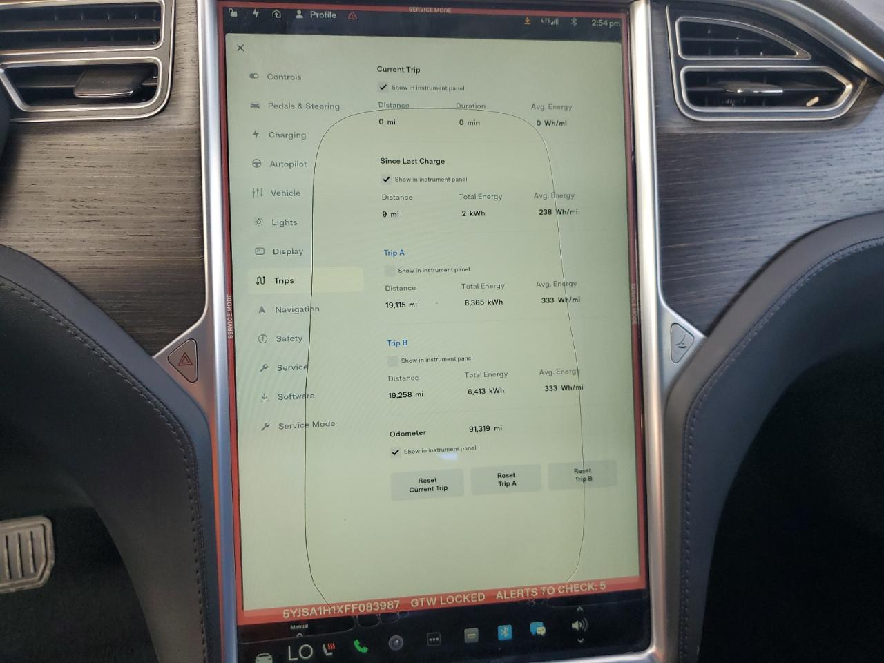 2015 Tesla Model S 85 VIN: 5YJSA1H1XFF083987 Lot: 91658665