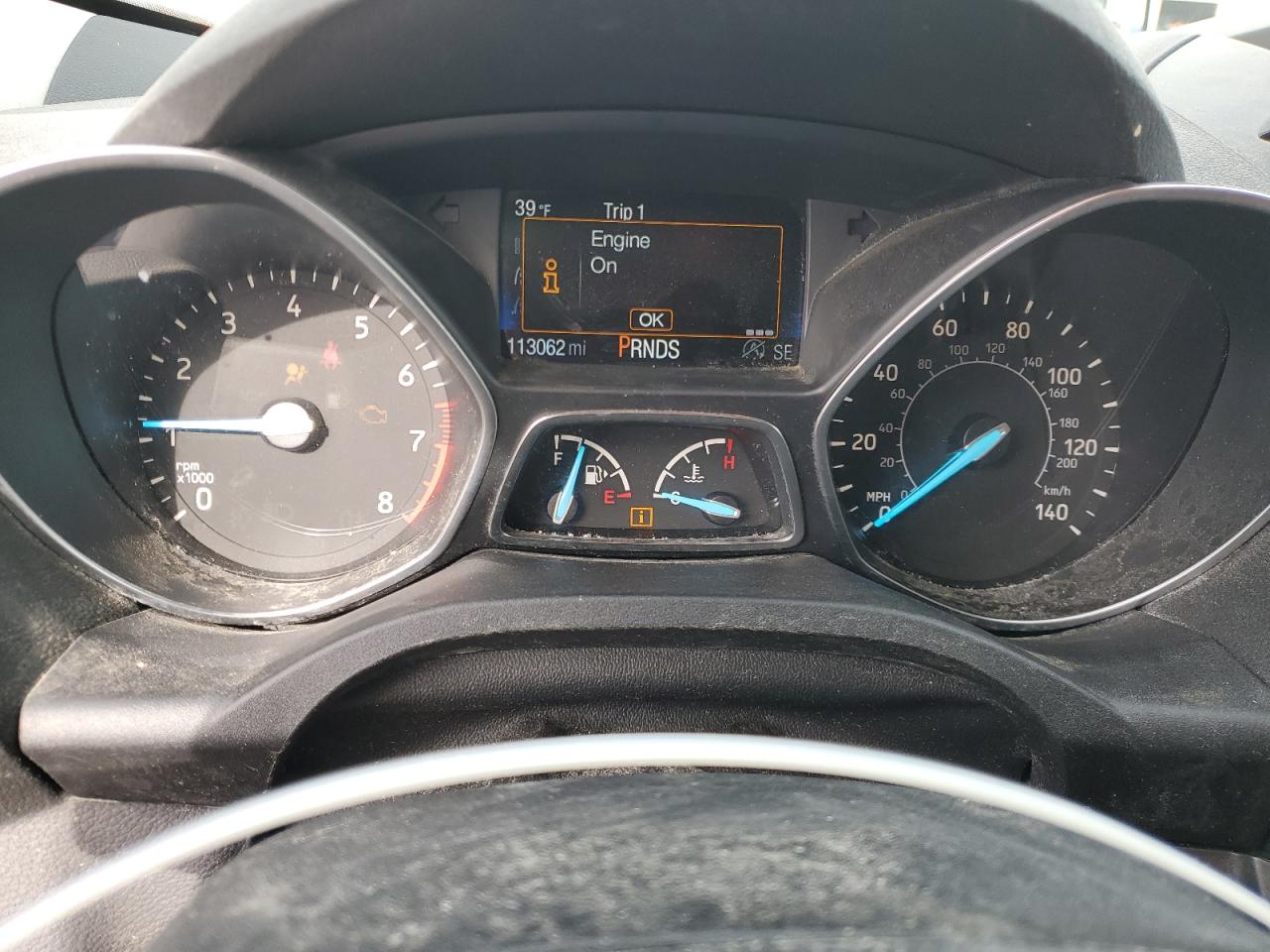 2017 Ford Escape Se VIN: 1FMCU9G95HUF10550 Lot: 91972095