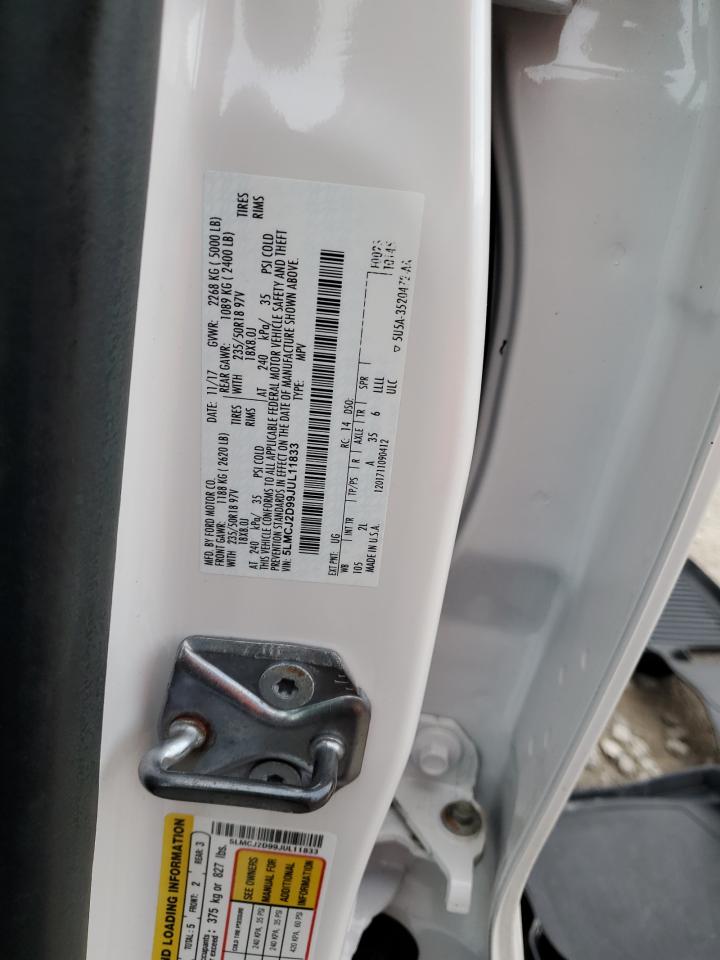 2018 Lincoln Mkc Select VIN: 5LMCJ2D99JUL11833 Lot: 91622575