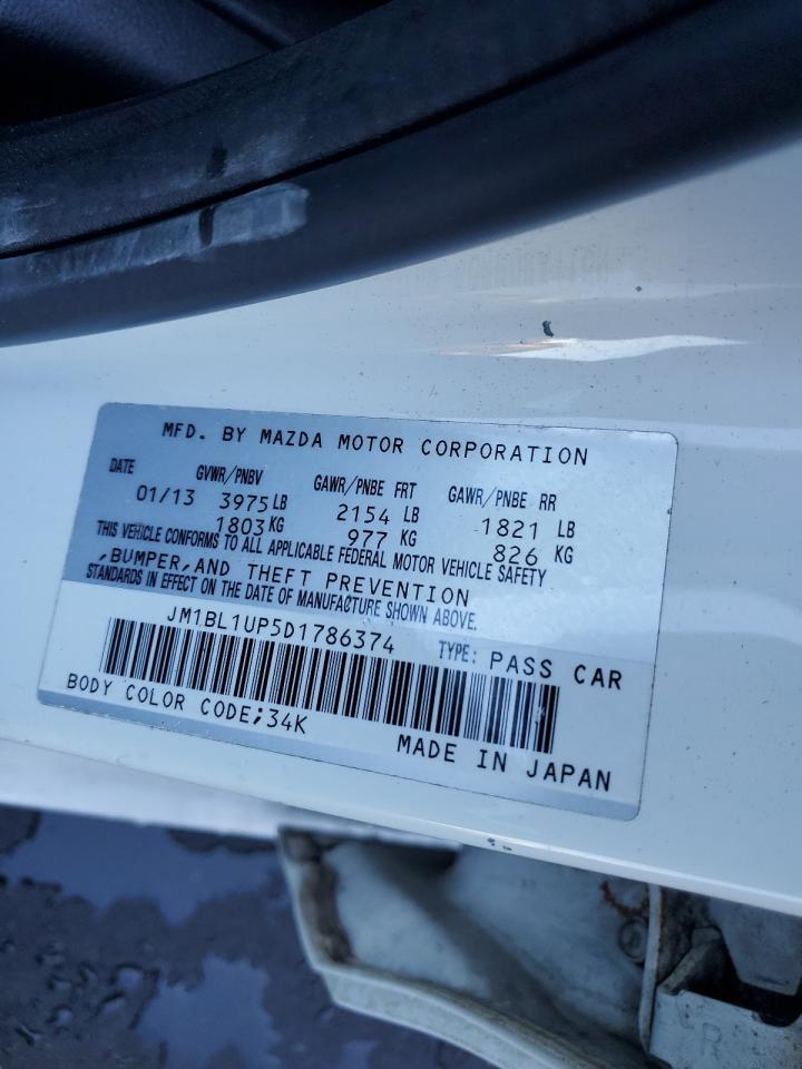 2013 Mazda 3 I VIN: JM1BL1UP5D1786374 Lot: 93531085