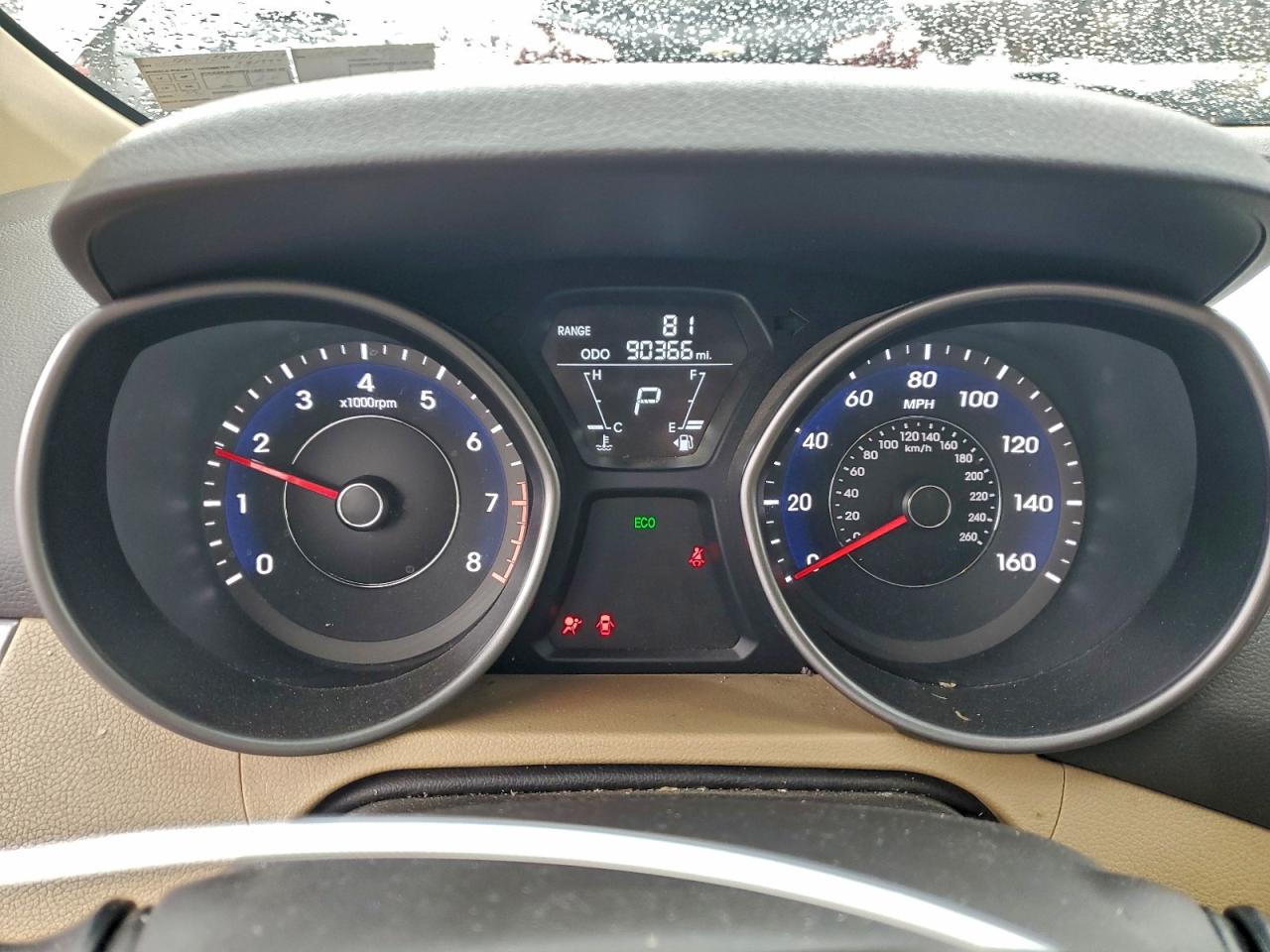 2013 Hyundai Elantra Gls VIN: 5NPDH4AEXDH167258 Lot: 93313475