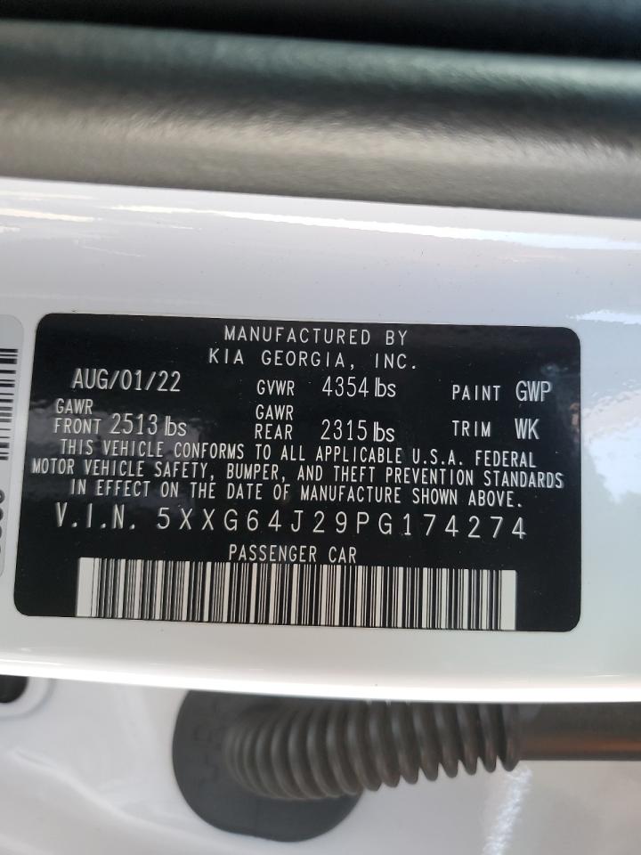 2023 Kia K5 Gt Line VIN: 5XXG64J29PG174274 Lot: 91276665